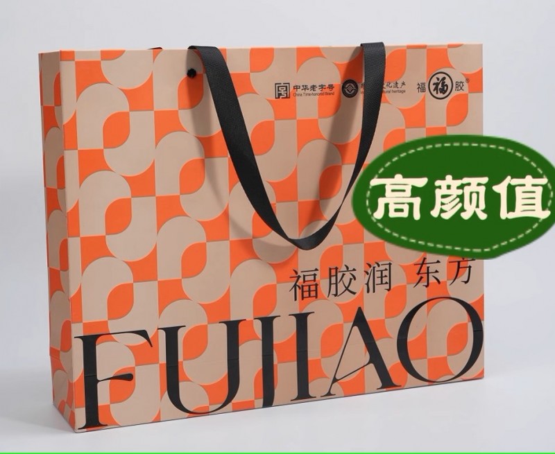 福牌阿膠糕 即食手工阿膠東阿原產(chǎn)固元糕200g官方正品禮盒送禮長(zhǎng)輩圖2